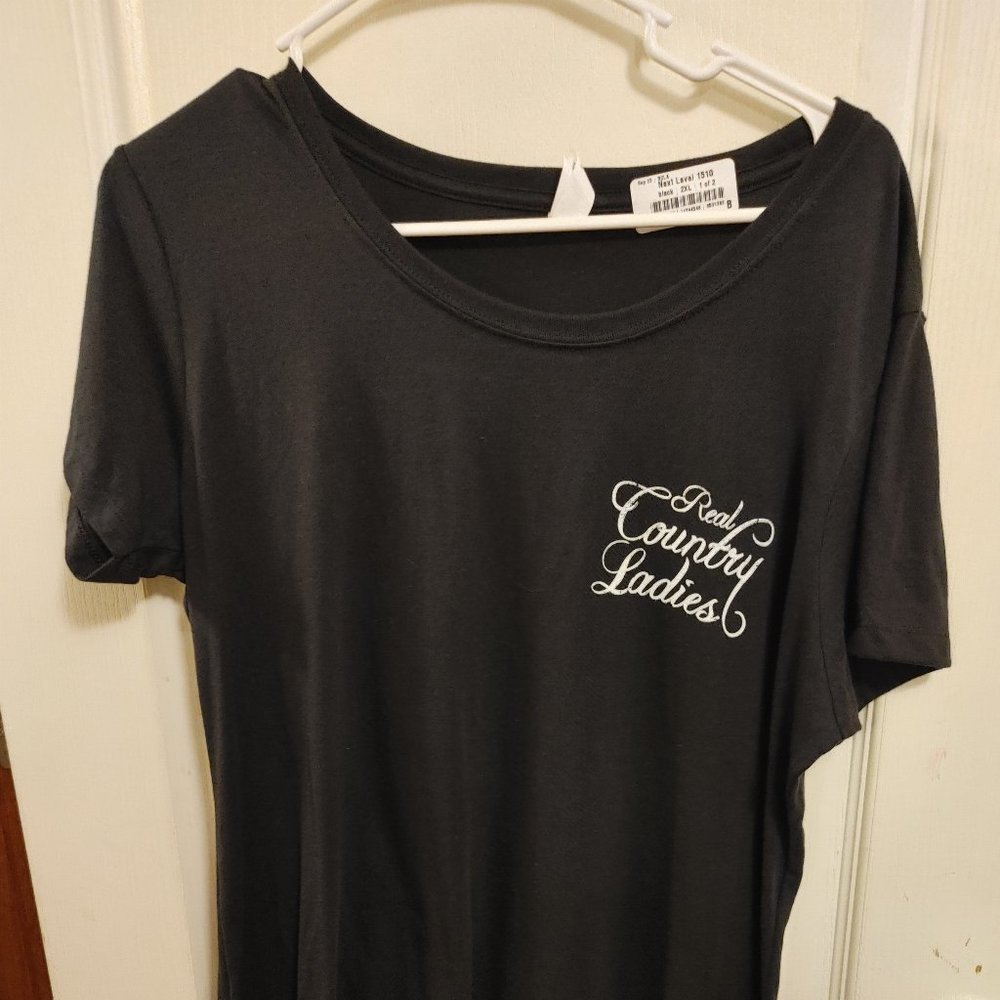 Country Ladies Scoop Neck Tee
